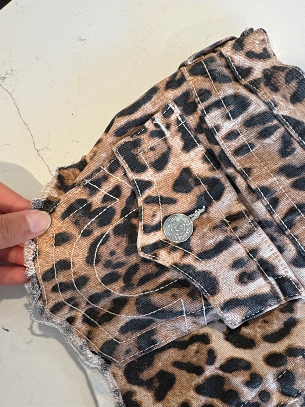 Megan Thee Stallion Leopard Set Micro Mini Shorts (2/2) - Picture 4 of 5